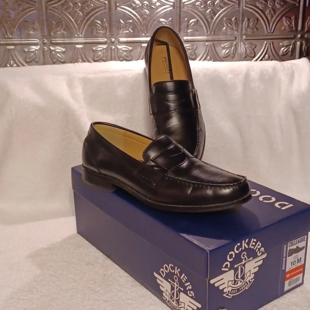 Dockers colleague men's dress shoes mens size 10 black